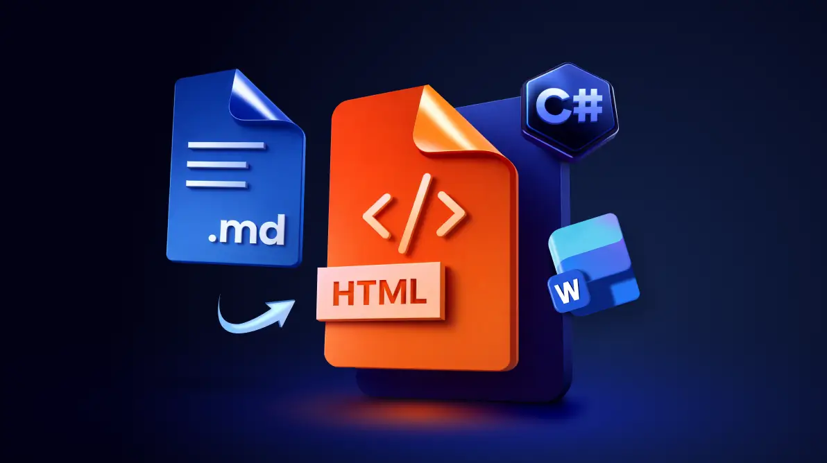 How to Convert Markdown to HTML in C# Using a .NET Word Library