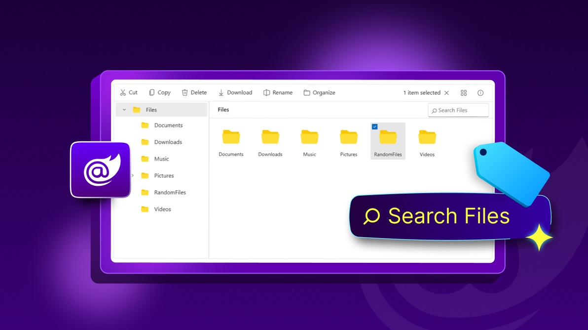 AI-Powered File Search in Blazor File Manager : Semantic and Tag-Based