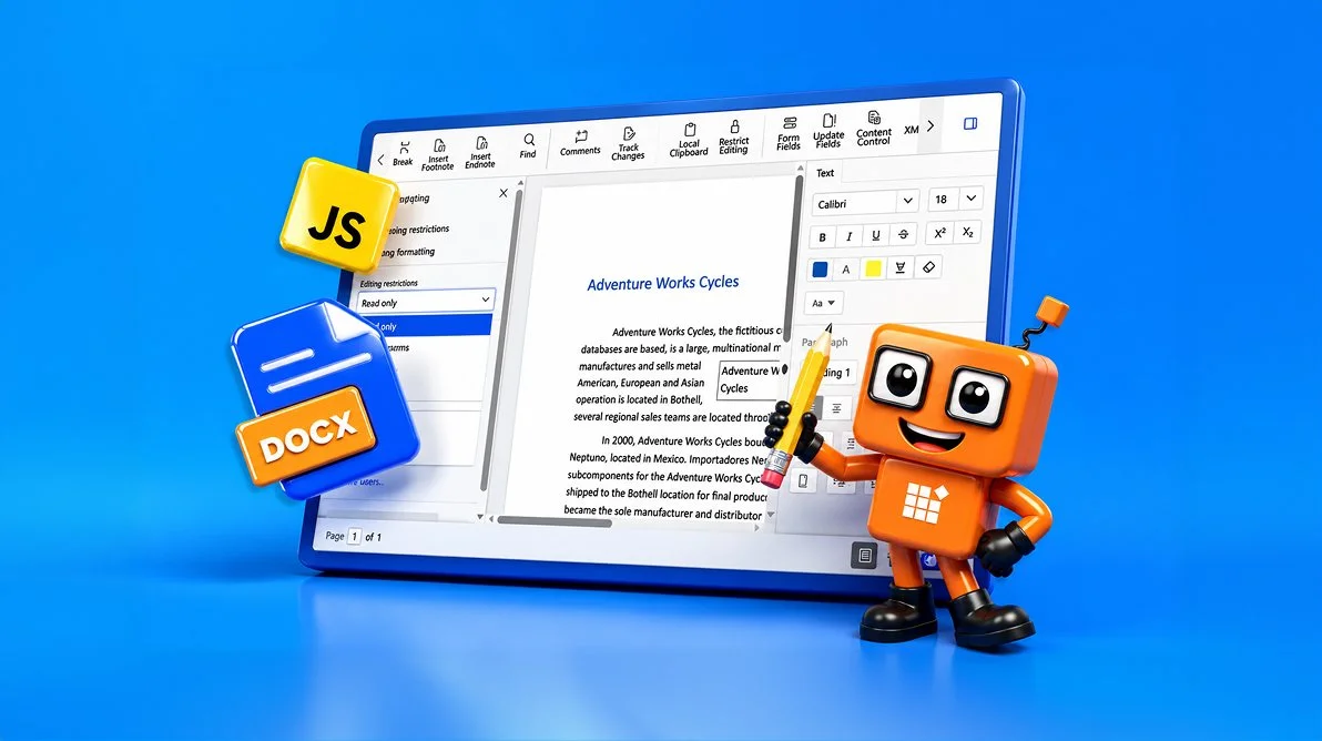 Build an Edit and Sign DOCX Workflow Using a JavaScript DOCX Editor